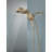 Delta HydraChoice Hydrorain 5 Spray Dual Shower Head and Handheld Shower with H2Okinetic 2.5 GPM-1616985616