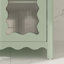 Meuble-lavabo de salle de bain avec verre trempé, armoire de salle de bain moderne avec pieds en bois d'hévéa-124511496