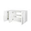 Buffet empilable mural, P 15,75 po x l 35,43 po x H 19,69 po, blanc