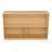3 Compartment Manufactured Wood Shelving Unit
