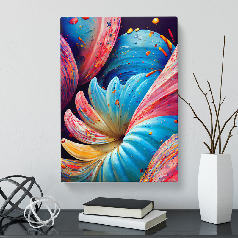 Seashell Splatter Vol.2 - Wrapped Canvas, 50cm H x 35cm W x 3cm D