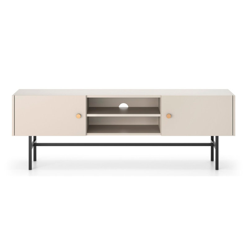 TV-LOWBOARD Divenos 155 cm, Taupe