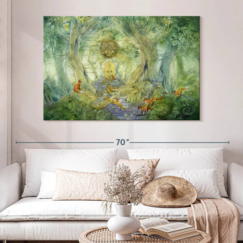Kelan Green Gate, 34" H x 51" W