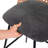 Upholstered Black Rattan Full Back Counter Bar Stool-538823547