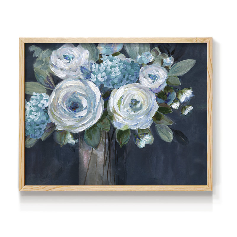 Midnight Blues - Imprimé encadré - Restickable, Naturel, H 22 po x l 28 po