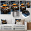 Jaune et noir, platines tournantes Brilliance-398256714