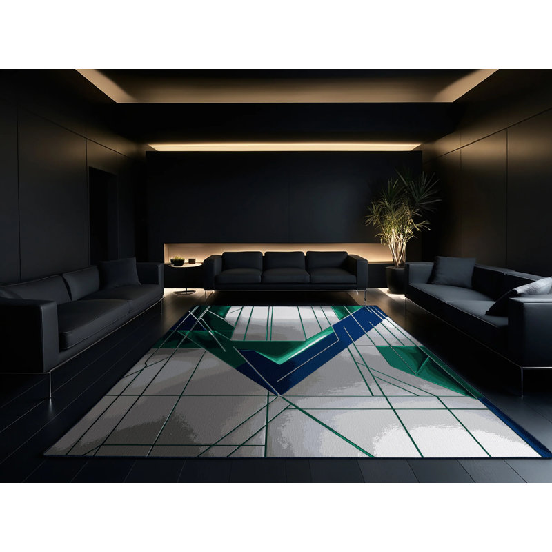 Lunar Fragment Rug, Square 4'
