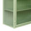 Armoire murale moderne à deux portes en verre avec rangement à trois niveaux-221611543