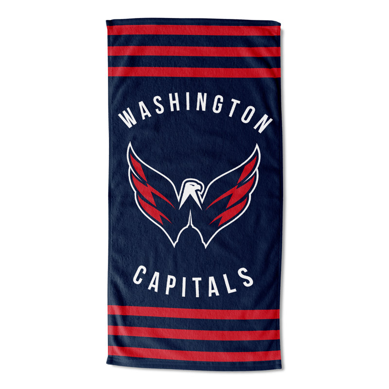 Cotton Blend Lightweight Beach Towel, Washington Capitals