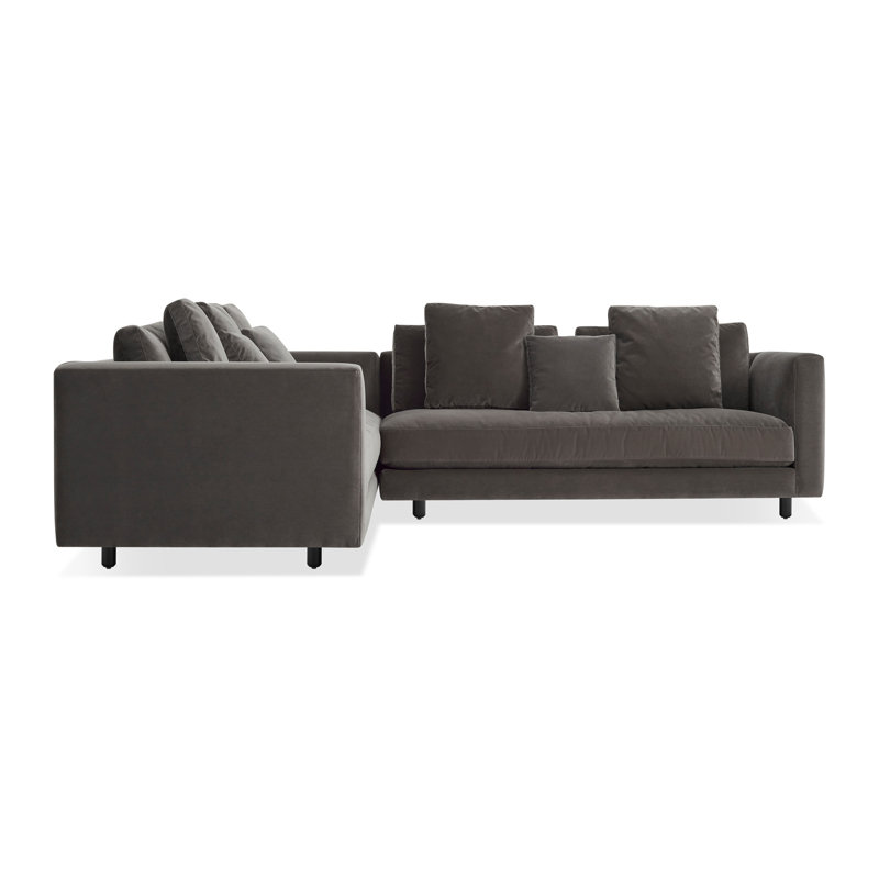 Hands Down Sectional, Right Hand Facing, Tofte Navy, Tofte Navy Polyester Blend