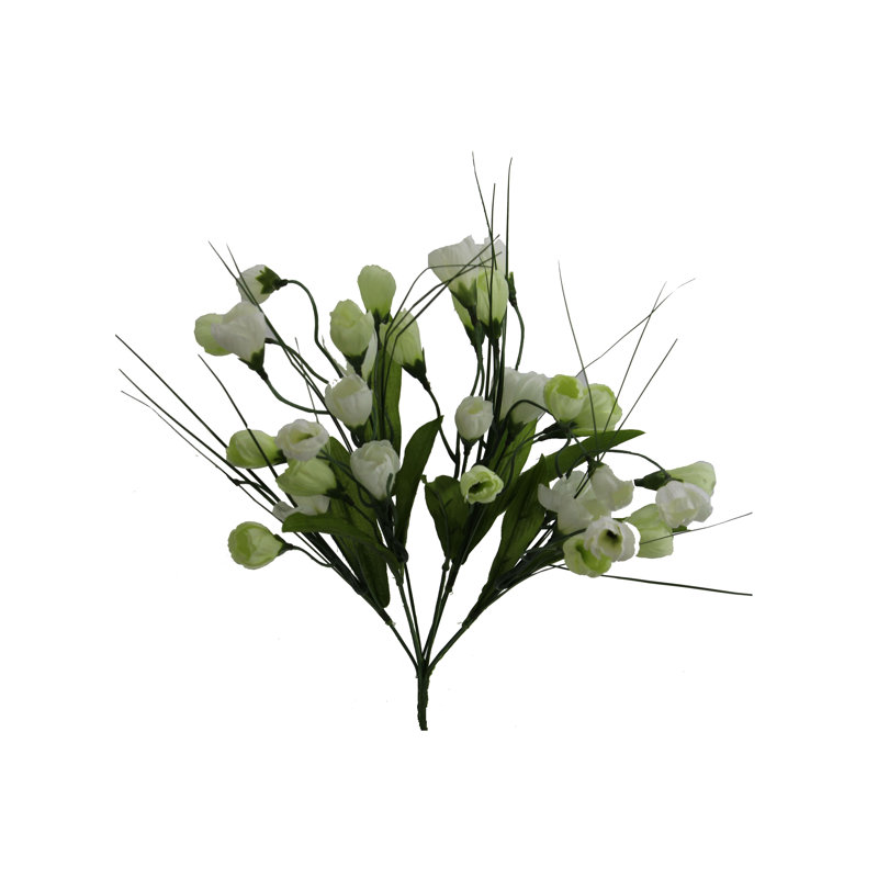 Silk Crocus Arrangement, White