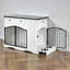 Mobilier pour cage de chien avec tiroirs