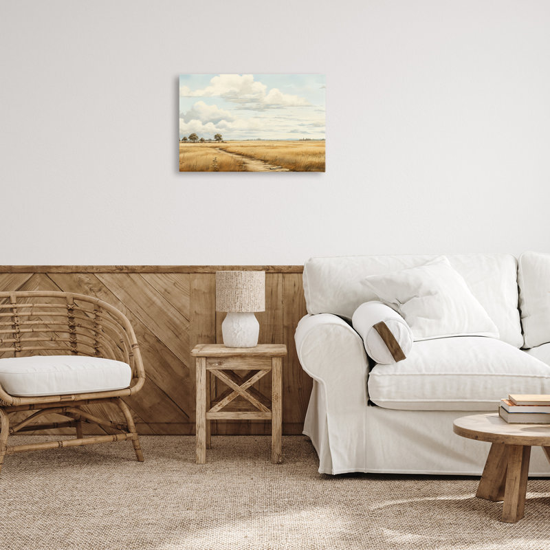 Chemin à travers une vaste toile de prairie, design par LSR Creative Studio, H 16 po x l 24 po