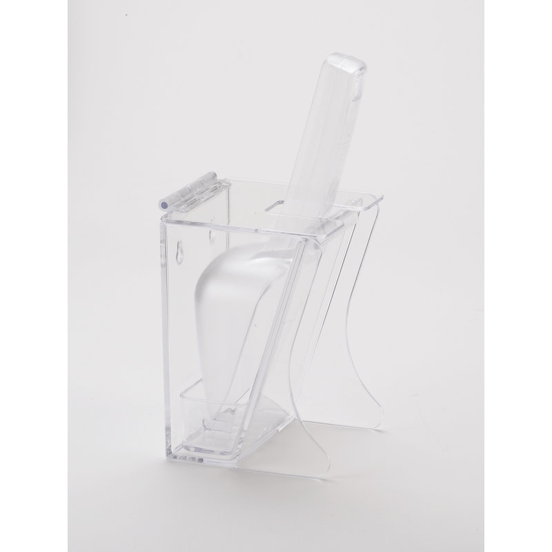 Polycarbonate Freestanding Scoop Holder, 6 Ounces