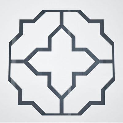 Panneaux de plafond décoratifs en acrylique 66, l 66 7/8 po x H 66 7/8 po x T 1/8 po, gris foncé