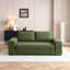 Canapé-lit convertible 81 po 81 po, canapé-lit pliant 3 en 1 Tenille, canapé-lit escamotable, matelas avec coussins, canapé désossé, causeuse de salon confortable pour le salon, la chambre à coucher-1491092240