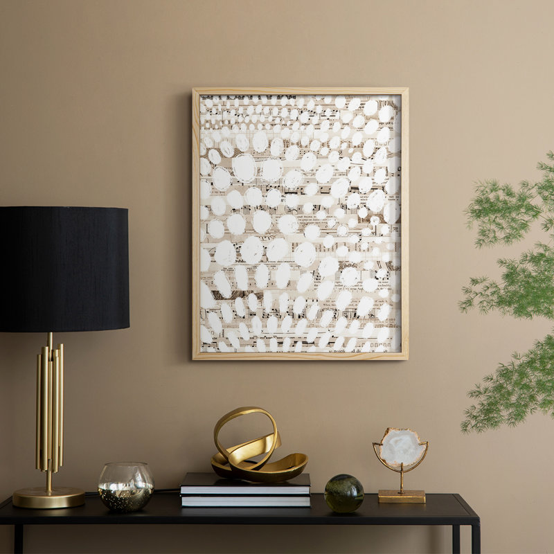 Vintage Pattern II Framed Print - Solid Wood