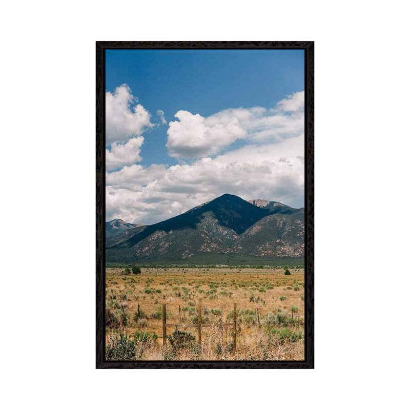 Taos Mountains II by Bethany Young - Print on Canvas, 66.04cm H x 45.72cm W x 3.81cm D, Black Framed