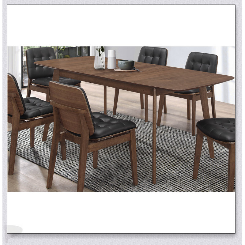 Carson Carrington Extension Leaf Dining Table, For Versatile And Stylish Dining Spaces.