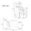 Fauteuil inclinable réglable moderne-584400111