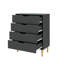 Harmanveer 70cm W 4 - Drawer Chest of Drawers-1200165555