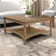 Locke Solid Wood Square Coffee Table