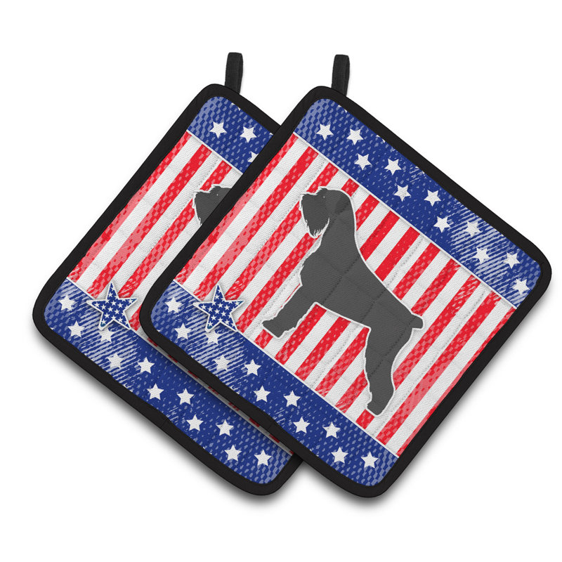 Schnauzer géant trinx patriotique USA