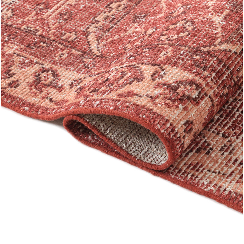 Tapis Gordon en laine noué à la main Dulcia, Rectangle de 5 pi x 8 pi