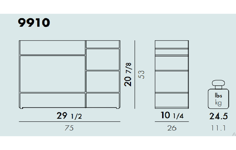 Sound-Rack Cabinet, Crystal