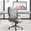 Chaise berçante ergonomique pivotante à haut dossier Vinsetto