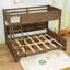Lit superposé en bois avec rangement et ports USB-344846447-344846442