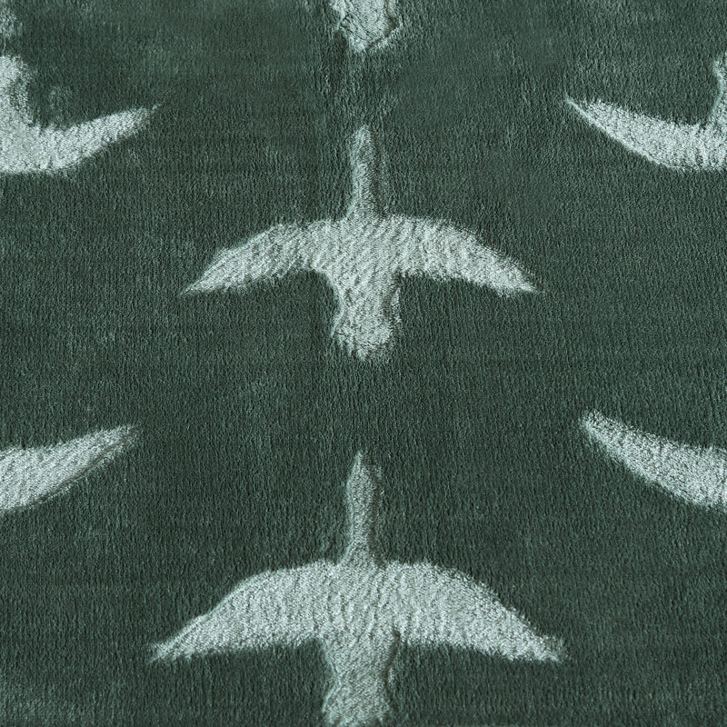 Jeté en peluche Eddie Bauer, Vert