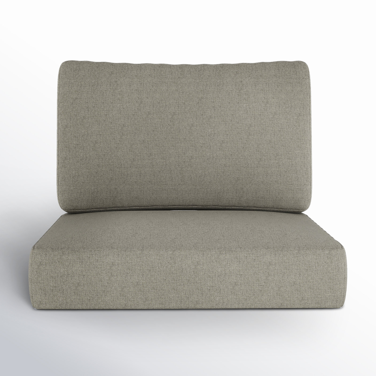 Lani Outdoor Sunbrella Seat/Back Cushion, Spectrum Dove Sunbrella® Plainweave