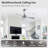 52" Dimmable 3CCT LED Ceiling Fan with Remote Control 6 Speeds Reversible DC Motor Timer 4"/10" Downrods-1616357913