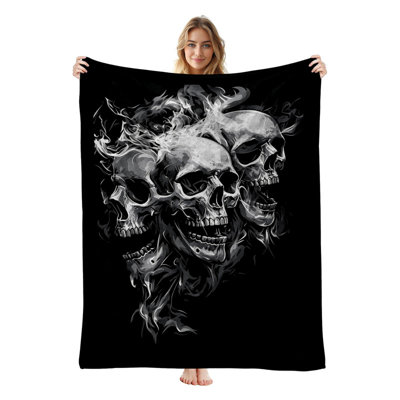 Couverture en flanelle simple JYK Halloween