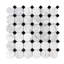 Santorini Octagon 12" x 12" Marble Mosaic Wall Tile-63332461