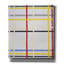 «New York City 2, 1941» par Piet Mondrian, estampe numérique sur toile-1767308603