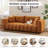 91.5'' Modern Tufted Sofa With Boucle Upholstery-100350475