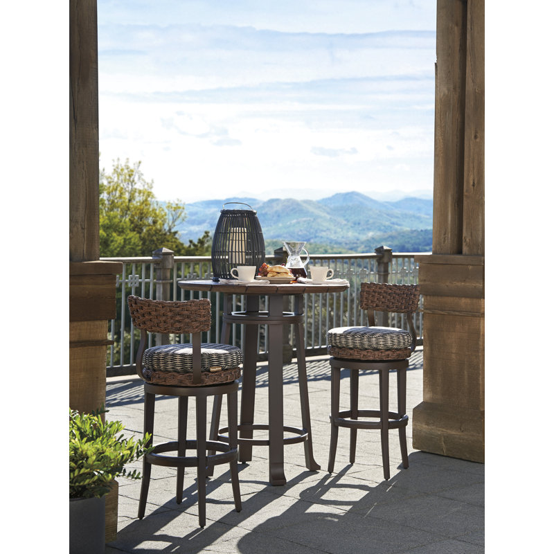 Kilimanjaro Patio Bar Stool with Cushion, 31"