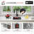 Stylish Undermount 18" Single Bowl Stainless Steel Kitchen Sink with Black Cutting Board