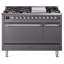ILVE Nostalgie II 48 in Dual Fuel Range, 8 Burner, Griddle-1218237282-1218237312