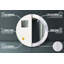 Huldar Glass Flat Wall Mirror