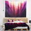 Violet abstrait avec la tapisserie magique légère-28483743