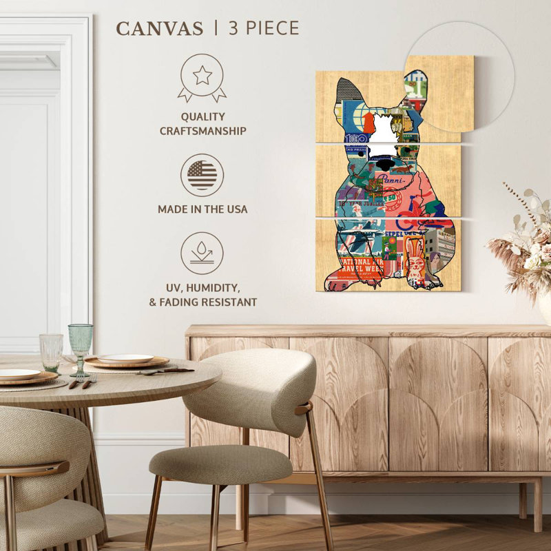 Brampt Puppy Collage Cute, 65" H x 42" W