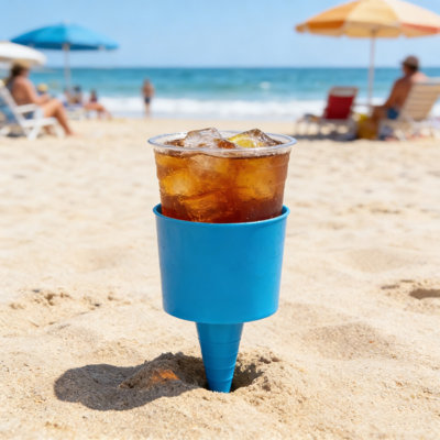 Porte-gobelets en plastique Stake Beach