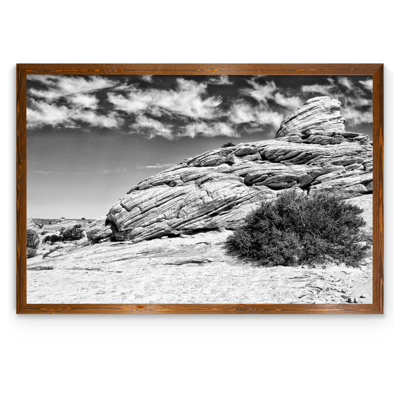 « canyon les terres ii » par paul cezanne-photo, reproduction d’art sur cadre, H 22 po x l 30 po x P 1 po