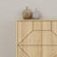 183cm Wide Modern Geometric Sideboard Storage with Push-to-open Doors-70696063