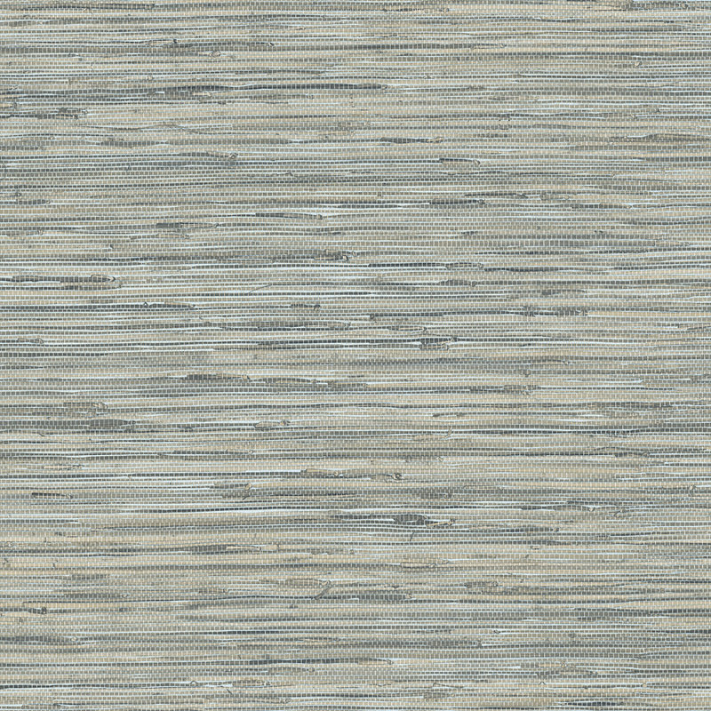 Rouleau de papier peint lisse texture IV, Bleu / taupe, L 32,7 pi x l 20,5 po