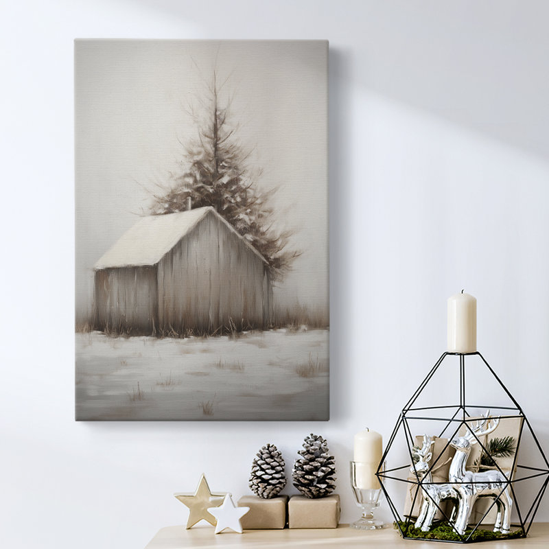 Art des Fêtes de Noël - Toile tendue avec châssis - Série 2-CDVI, H 48 po x l 32 po