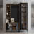 Rutherford Modular Hall Tree & Storage System With Metal Accessories